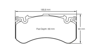 Pagid Racing Brake Pads No. 4937 - Discovery Parts